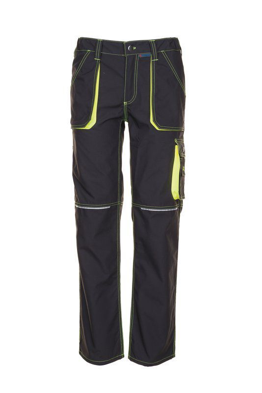 Planam Basalt Neon Bundhose anthrazit gelb 26 Produktbild Planam Basalt Neon Bundhose anthrazit gelb 26