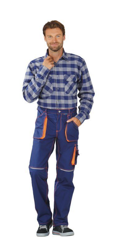 Planam Basalt Neon Bundhose marine orange 58 Planam Basalt Neon Bundhose marine orange 58