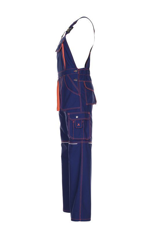 Planam Basalt Neon Arbeitshose Latzhose marine orange 102 Planam Basalt Neon Arbeitshose Latzhose marine orange 102