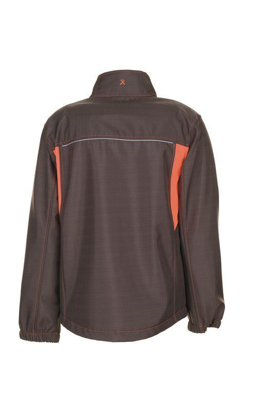 Planam Basalt Neon Arbeitsjacke Softshelljacke oliv orange Größe XL Produktbild Planam Basalt Neon Arbeitsjacke Softshelljacke oliv orange Größe XL bild 3