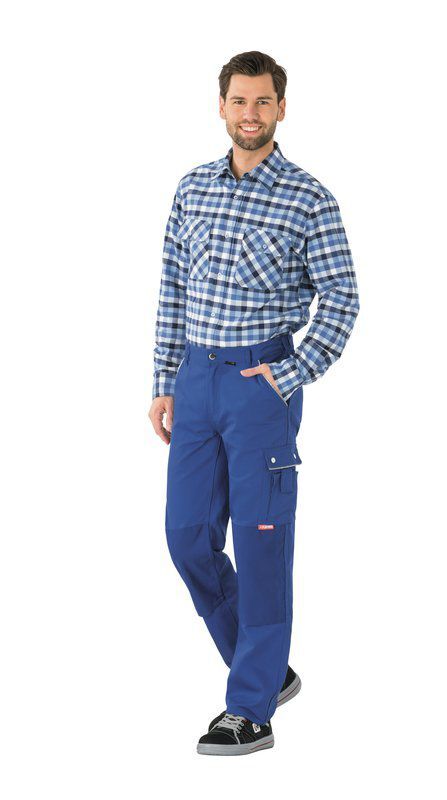 Planam Canvas 320 Arbeitskleidung Arbeitshose Bundhose kornblau Größe 102 Produktbild Planam Canvas 320 Arbeitskleidung Arbeitshose Bundhose kornblau Größe 102 bild 2