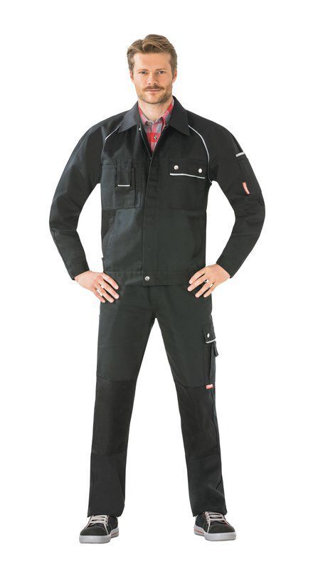 Produktbild Planam Canvas 320 Arbeitskleidung Arbeitsjacke Bundjacke schwarz Größe 102 bild 2