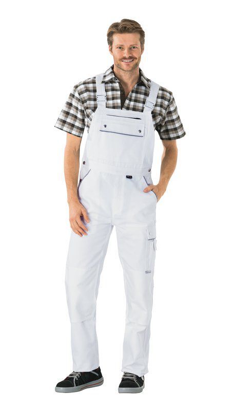 Planam Canvas 320 Arbeitskleidung Latzhose reinweiß Größe 44 Planam Canvas 320 Arbeitskleidung Latzhose reinweiß Größe 44