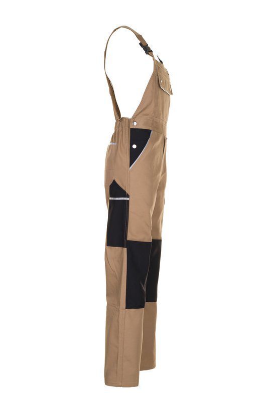 Planam Canvas 320 Arbeitskleidung Latzhose khaki schwarz Größe 106 Planam Canvas 320 Arbeitskleidung Latzhose khaki schwarz Größe 106