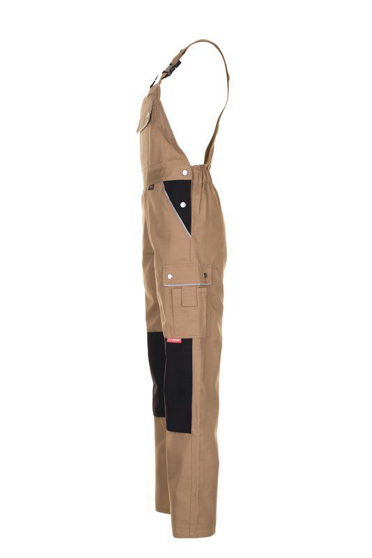 Planam Canvas 320 Arbeitskleidung Latzhose khaki schwarz Größe 106 Planam Canvas 320 Arbeitskleidung Latzhose khaki schwarz Größe 106