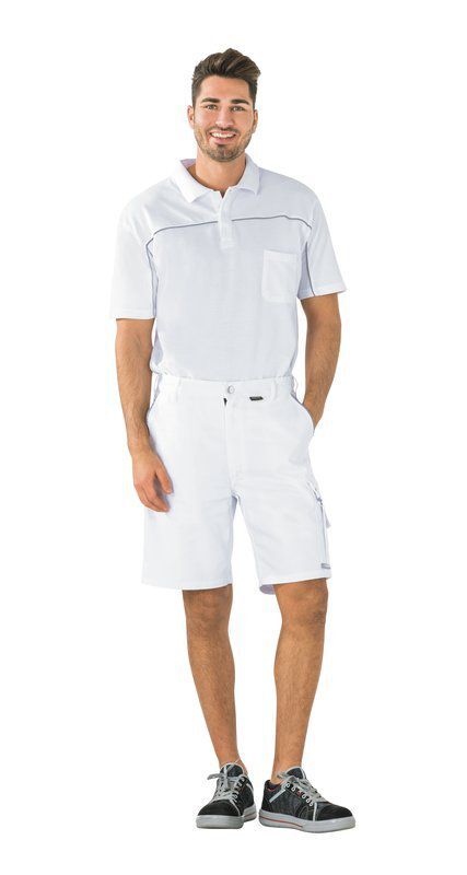 Planam Canvas 320 Arbeitskleidung Shorts reinweiß XL Produktbild Planam Canvas 320 Arbeitskleidung Shorts reinweiß XL bild 2