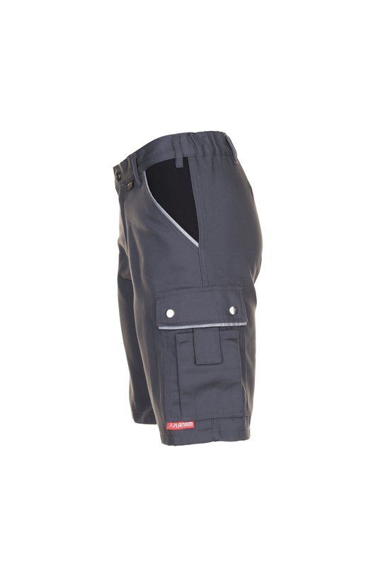 Planam Canvas 320 Arbeitskleidung Shorts grau schwarz XL Produktbild Planam Canvas 320 Arbeitskleidung Shorts grau schwarz XL bild 5