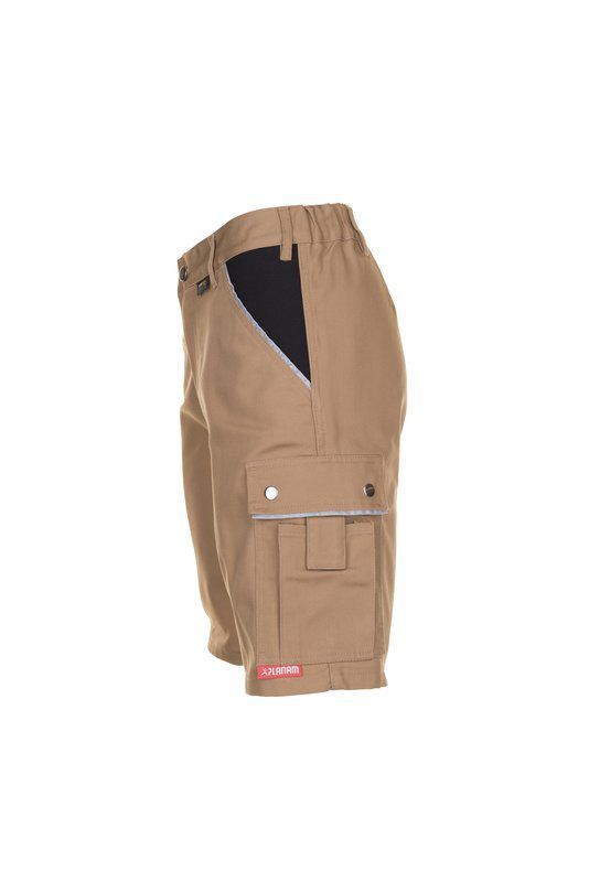 Planam Canvas 320 Arbeitskleidung Shorts khaki schwarz XL Planam Canvas 320 Arbeitskleidung Shorts khaki schwarz XL