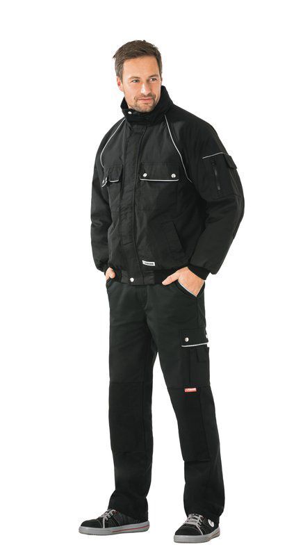 Planam Canvas 320 Arbeitskleidung Winterblouson schwarz Größe XL Produktbild Planam Canvas 320 Arbeitskleidung Winterblouson schwarz Größe XL bild 2