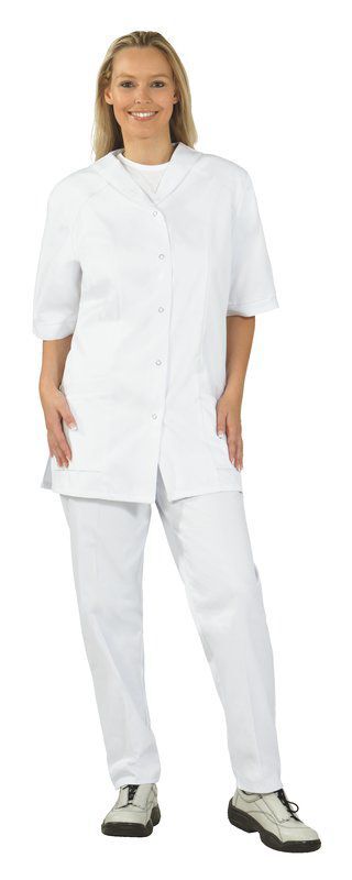 Planam Damen Arbeitskleidung Kasak 1/4 Arm reinweiß 38 Produktbild Planam Damen Arbeitskleidung Kasak 1/4 Arm reinweiß 38 bild 2