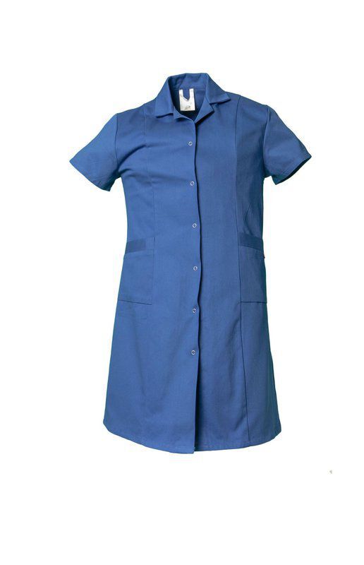 Planam Damen Arbeitsmantel Baumwolle 1/4 Arm kornblau 38 Produktbild Planam Damen Arbeitsmantel Baumwolle 1/4 Arm kornblau 38