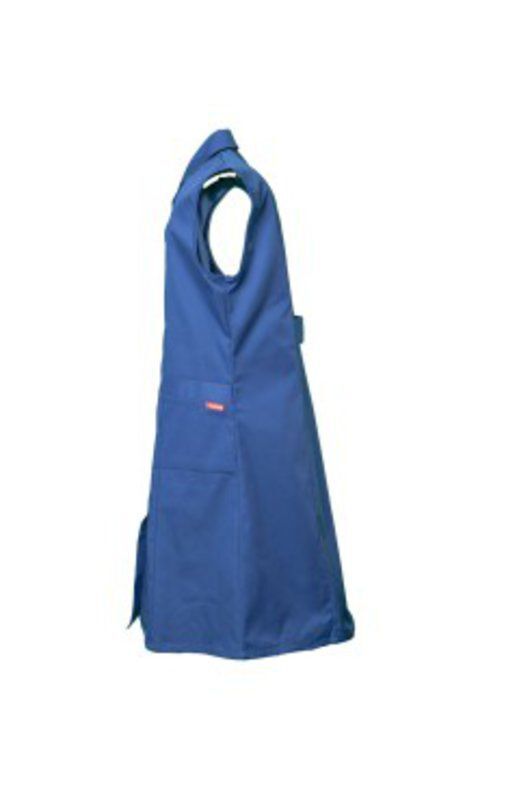 Planam Damen Arbeitsmantel Mischgewebe ohne Arm kornblau 38 Planam Damen Arbeitsmantel Mischgewebe ohne Arm kornblau 38