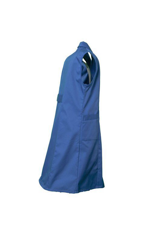 Planam Damen Arbeitsmantel Mischgewebe ohne Arm kornblau 50 Planam Damen Arbeitsmantel Mischgewebe ohne Arm kornblau 50