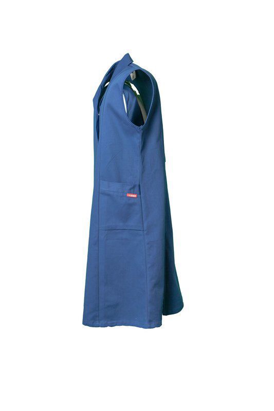 Planam Damen Arbeitsmantel Baumwolle ohne Arm kornblau 40 Produktbild Planam Damen Arbeitsmantel Baumwolle ohne Arm kornblau 40 bild 6