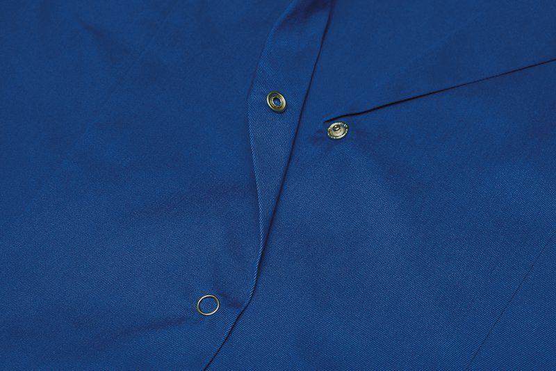 Planam Damen Arbeitsmantel Baumwolle ohne Arm kornblau 40 Produktbild Planam Damen Arbeitsmantel Baumwolle ohne Arm kornblau 40 bild 9