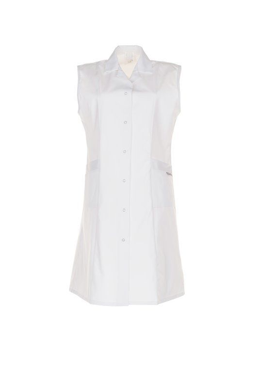 Planam Damen Arbeitsmantel Mischgewebe ohne Arm reinweiß 50 Produktbild Planam Damen Arbeitsmantel Mischgewebe ohne Arm reinweiß 50