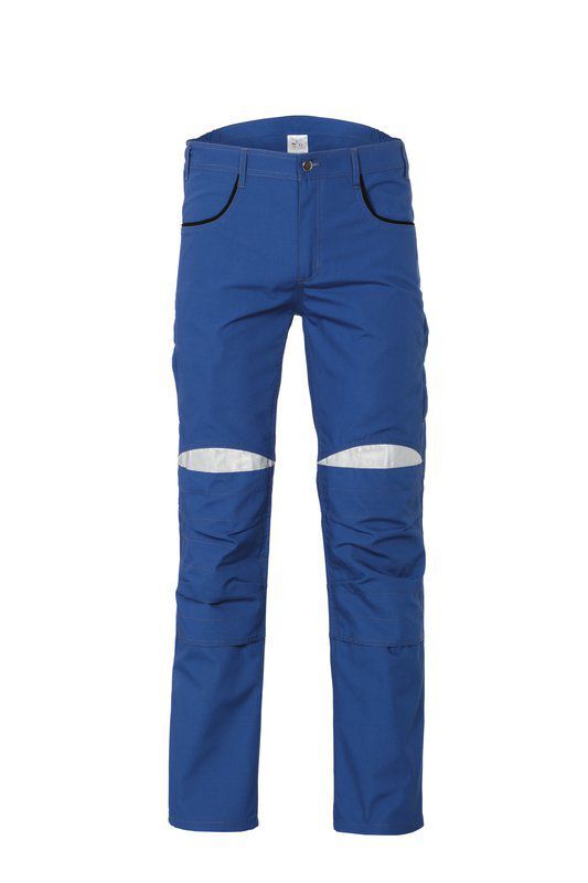 Planam DuraWork Arbeitskleidung Arbeitshose Bundhose kornblau schwarz Größe 25