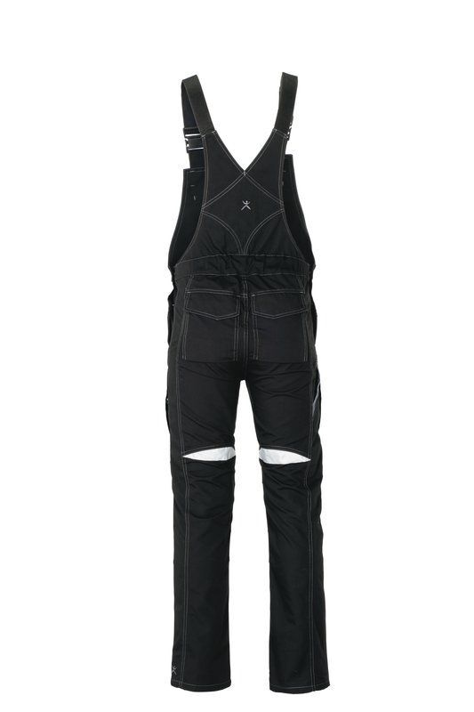 Produktbild Planam DuraWork Arbeitskleidung Arbeitslatzhose schwarz grau Größe 94 bild 3