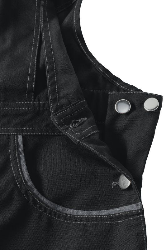 Planam DuraWork Arbeitskleidung Arbeitslatzhose grau schwarz Größe 54 Planam DuraWork Arbeitskleidung Arbeitslatzhose grau schwarz Größe 54