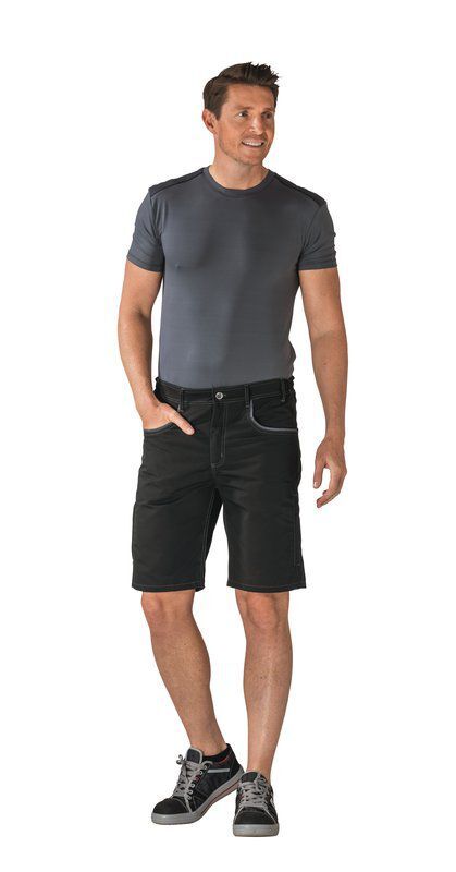 Planam DuraWork Arbeitskleidung Shorts schwarz grau XL Planam DuraWork Arbeitskleidung Shorts schwarz grau XL
