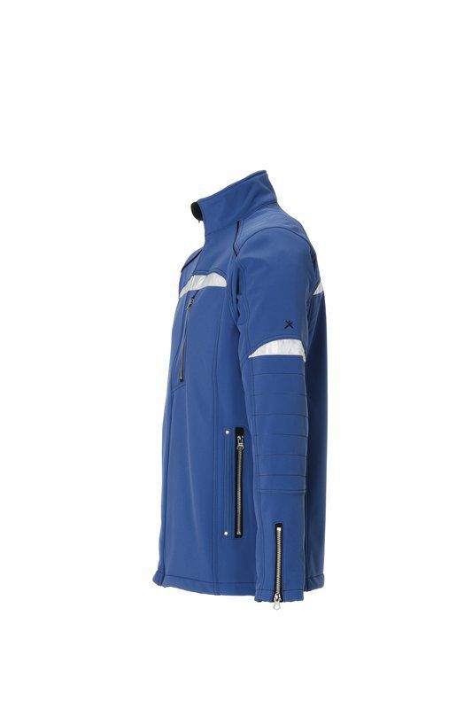 Planam DuraWork Arbeitskleidung Softshelljacke kornblau schwarz Größe S Produktbild Planam DuraWork Arbeitskleidung Softshelljacke kornblau schwarz Größe S bild 5