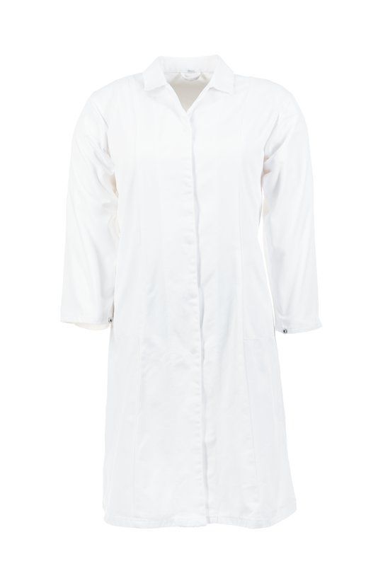 Planam Food Damen Berufsmantel reinweiß Größe 52 Produktbild Planam Food Damen Berufsmantel reinweiß Größe 52