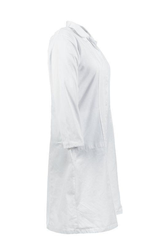 Planam Food Damen Berufsmantel reinweiß Größe 52 Produktbild Planam Food Damen Berufsmantel reinweiß Größe 52 bild 4