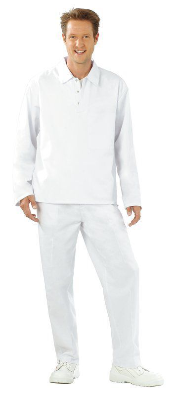 Planam Food Herren Arbeitshemd Schlupfhemd reinweiß Größe XL Produktbild Planam Food Herren Arbeitshemd Schlupfhemd reinweiß Größe XL bild 2