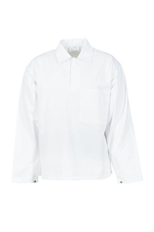 Planam Food Herren Arbeitshemd Schlupfhemd reinweiß Größe XL Produktbild Planam Food Herren Arbeitshemd Schlupfhemd reinweiß Größe XL bild 1