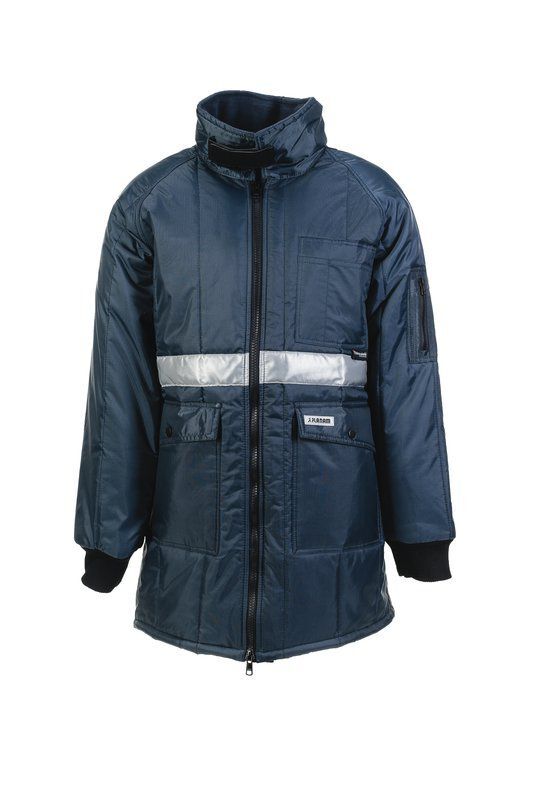 Planam Kühlhaus Gefrierhaus Parka marine Innenfutter kornblau Größe XL Produktbild Planam Kühlhaus Gefrierhaus Parka marine Innenfutter kornblau Größe XL