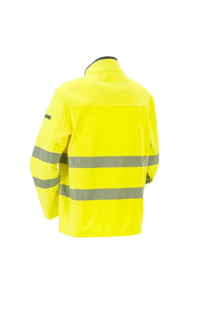 Produktbild Norit Warnschutz Herren Pure Softshelljacke gelb 44 bild 3