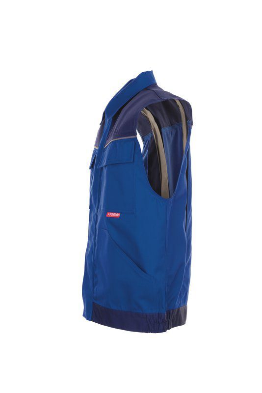 Planam Highline Arbeitsweste kornblau marine zink L Planam Highline Arbeitsweste kornblau marine zink L