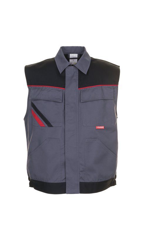Planam Highline Arbeitsweste schiefer schwarz rot XXXL Produktbild Planam Highline Arbeitsweste schiefer schwarz rot XXXL bild 1
