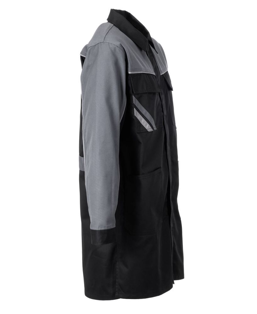 Planam Highline Berufsmantel schwarz schiefer zink Größe 106 Planam Highline Berufsmantel schwarz schiefer zink Größe 106