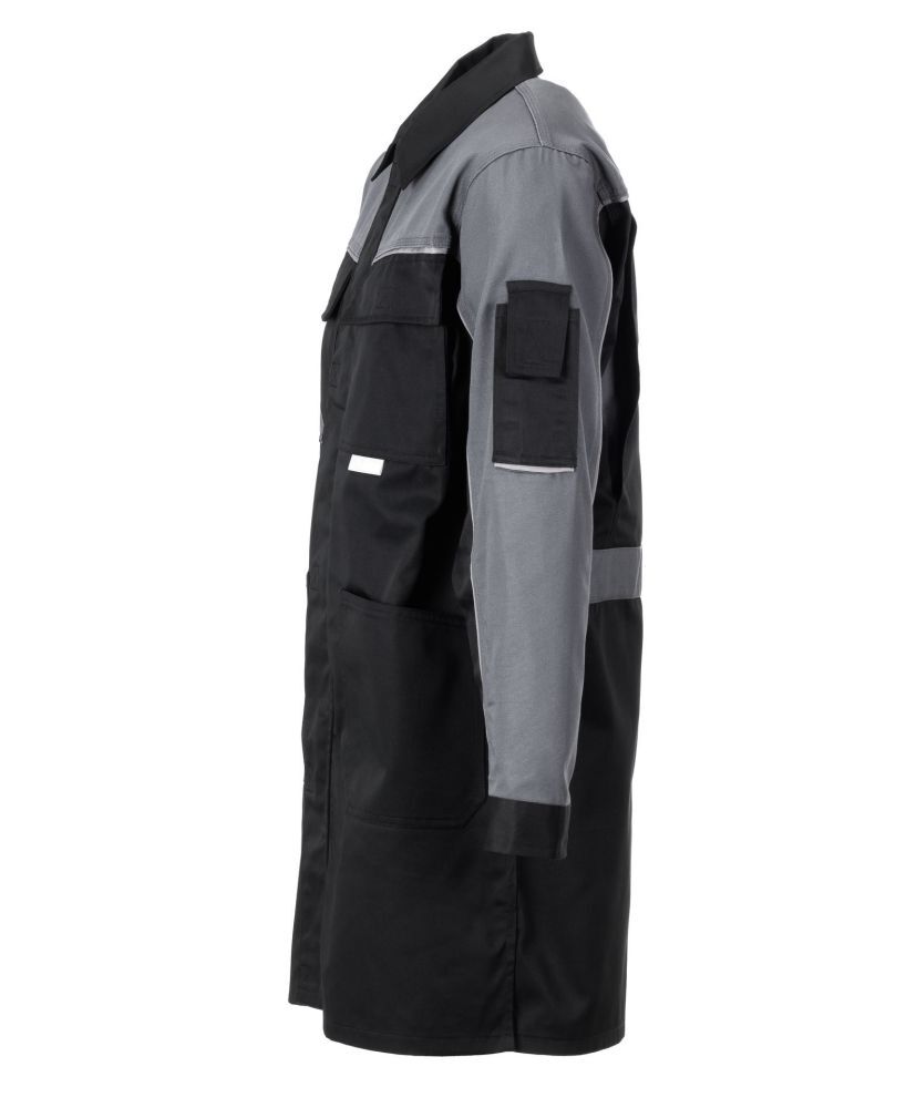 Planam Highline Berufsmantel schwarz schiefer zink Größe 106 Planam Highline Berufsmantel schwarz schiefer zink Größe 106