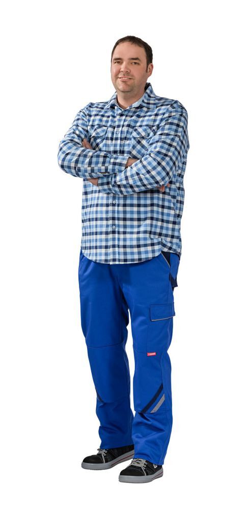Planam Highline Bundhose Arbeitshose kornblau marine zink Größe 28 Planam Highline Bundhose Arbeitshose kornblau marine zink Größe 28