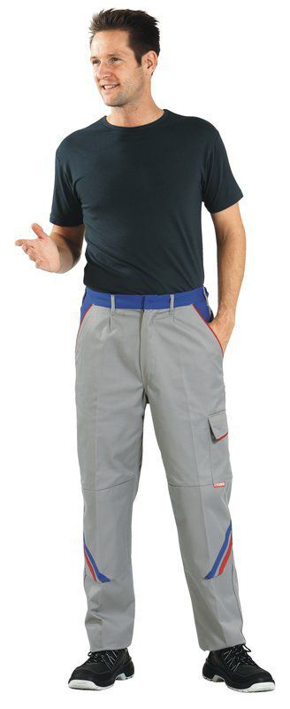 Produktbild Planam Highline Bundhose Arbeitshose zink kornblau rot Größe 94 bild 2