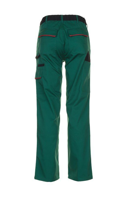 Planam Highline Bundhose Arbeitshose grün schwarz rot Größe 118