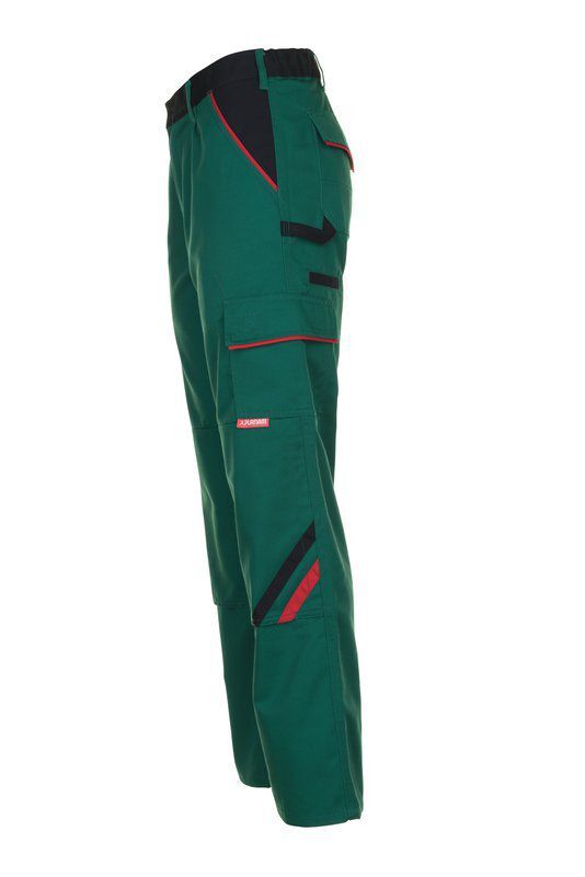 Planam Highline Bundhose Arbeitshose grün schwarz rot Größe 118