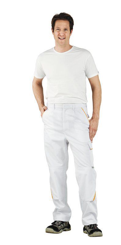 Planam Highline Bundhose reinweiß reinweiß gelb Größe 62
