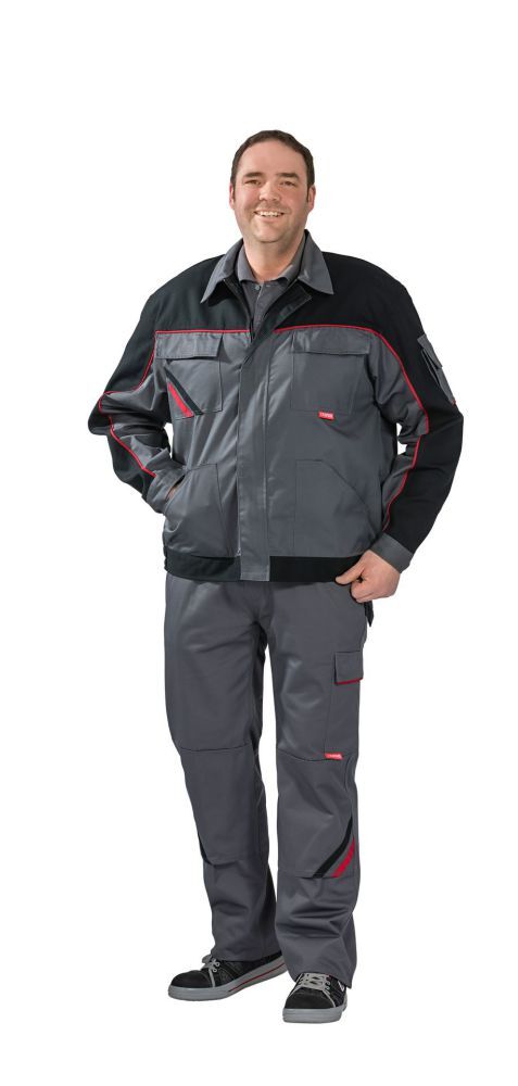 Produktbild Planam Highline Bundjacke schiefer schwarz rot Größe 63 bild 3