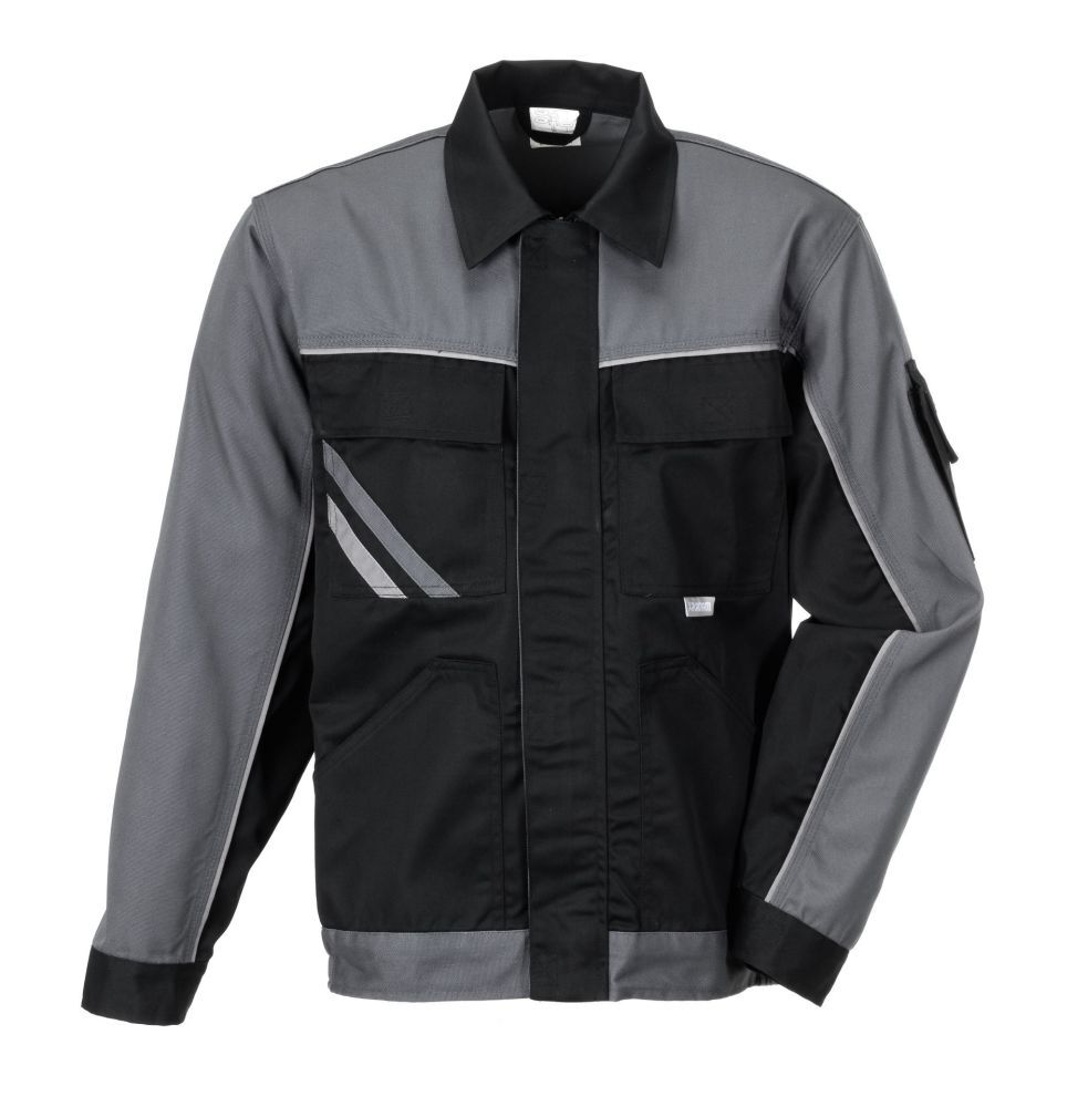 Planam Highline Bundjacke Arbeitsjacke schwarz schiefer zink Größe 114