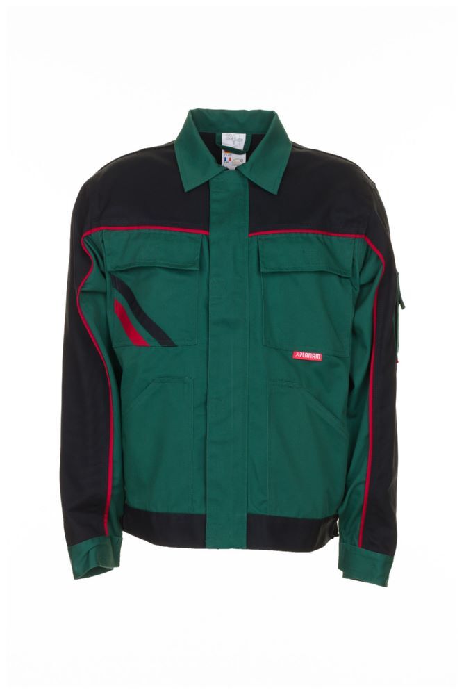 Planam Highline Bundjacke grün schwarz rot Größe 67 Planam Highline Bundjacke grün schwarz rot Größe 67