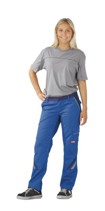 Planam Highline Damen Bundhose kornblau marine zink Größe 54 Planam Highline Damen Bundhose kornblau marine zink Größe 54