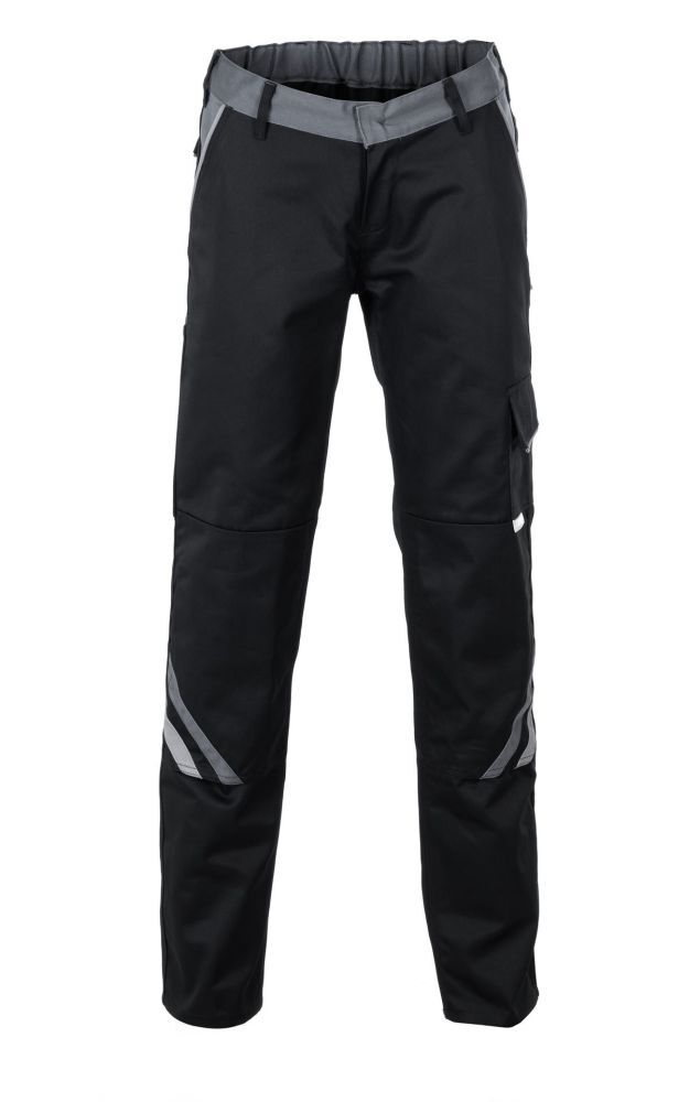 Planam Highline Damen Bundhose Arbeitshose schwarz schiefer zink Größe 42 Produktbild Planam Highline Damen Bundhose Arbeitshose schwarz schiefer zink Größe 42