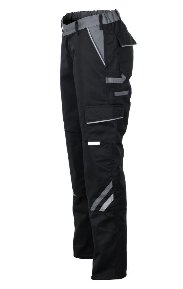 Planam Highline Damen Bundhose Arbeitshose schwarz schiefer zink Größe 42 Produktbild Planam Highline Damen Bundhose Arbeitshose schwarz schiefer zink Größe 42 bild 5