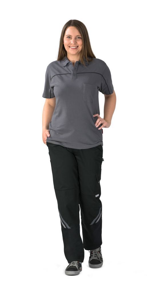 Planam Highline Damen Bundhose Arbeitshose schwarz schiefer zink Größe 44 Produktbild Planam Highline Damen Bundhose Arbeitshose schwarz schiefer zink Größe 44 bild 2
