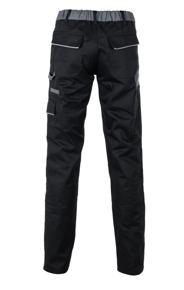 Planam Highline Damen Bundhose Arbeitshose schwarz schiefer zink Größe 44 Produktbild Planam Highline Damen Bundhose Arbeitshose schwarz schiefer zink Größe 44 bild 3