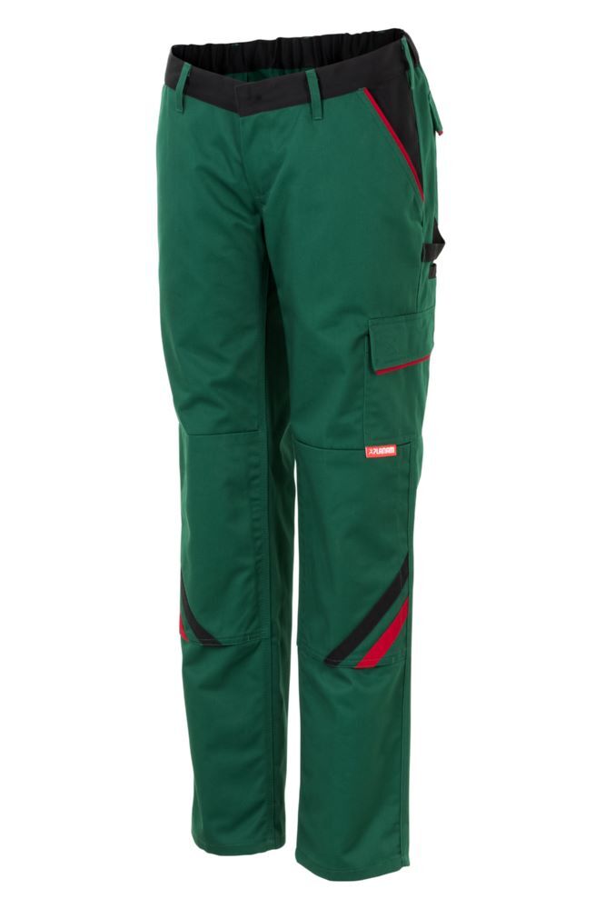 Planam Highline Damen Bundhose grün schwarz rot Größe 44 Planam Highline Damen Bundhose grün schwarz rot Größe 44