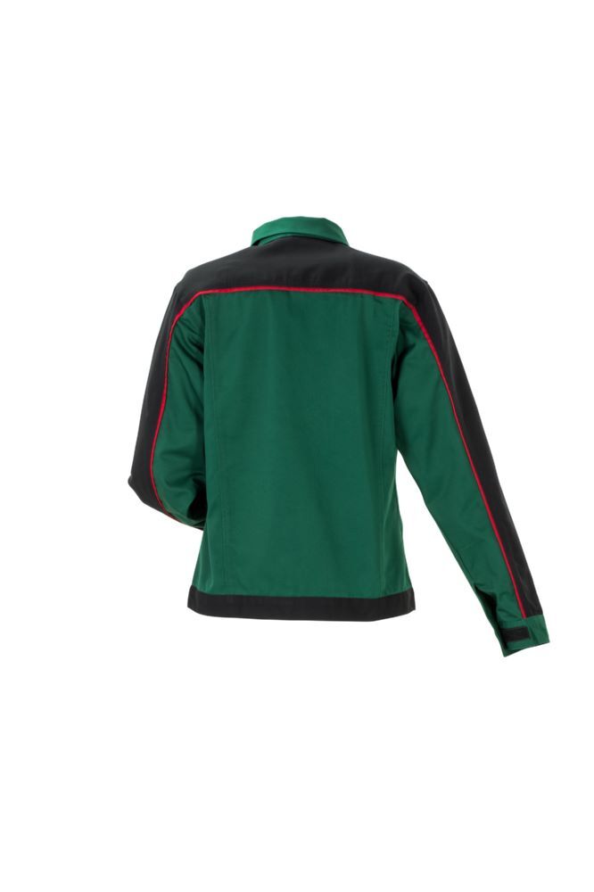 Planam Highline Damen Bundjacke grün schwarz rot Größe 44